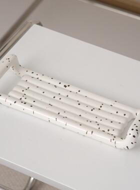 i6cv浴室卫生间洗漱用品洗手台置物架收纳架桌面陶瓷托