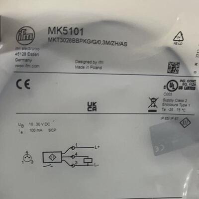 德国易福门ifm光电开关mk5101t型气缸槽开关常开pnp库存大量现货