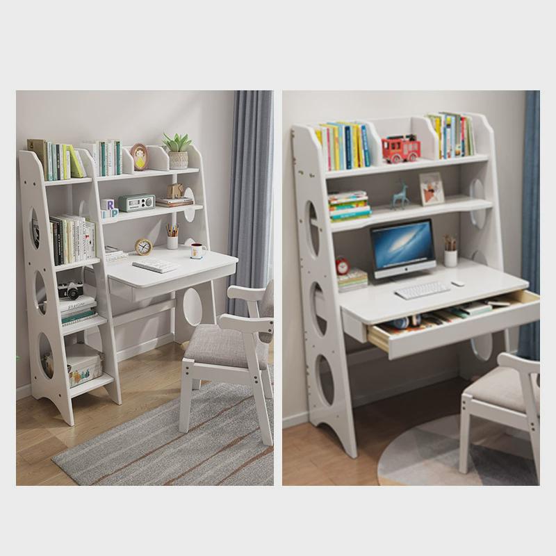 实木多功能课桌椅卧室书桌简约家用学生电脑桌办公桌儿童学习桌椅