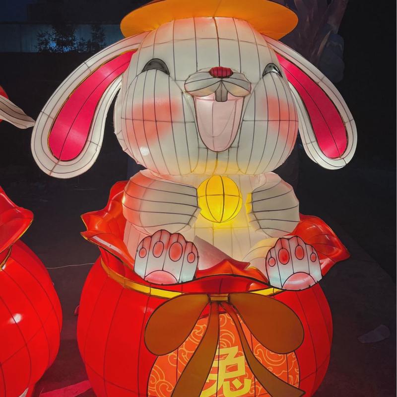 2025自贡十二生肖花灯卡通动物造型花灯元宵灯会美陈春节厂家设计
