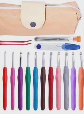 38pcs/set Crochet Hooks Set Crochet LargeEye Blunt Yarn Weav