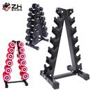 三角哑铃架三对六对十对哑铃架哑铃放置架商用健身房哑铃展示架子