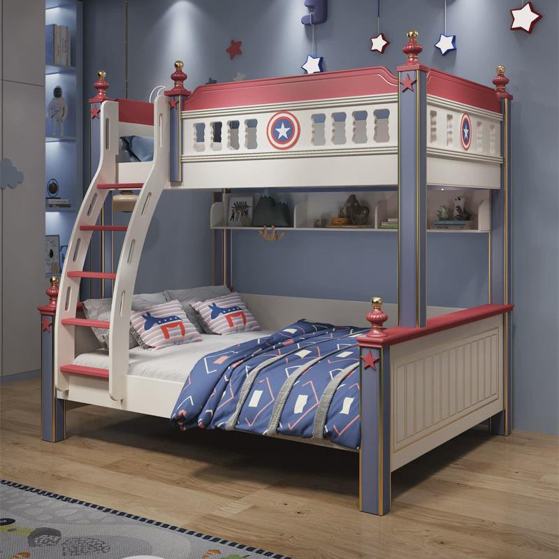 yp2儿童床双层床上下床上下铺床母子床双人树屋床男孩高低床二层
