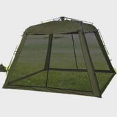 帐篷凉棚厂家供应自动折叠4 5人双层帐大帐篷免搭建速开帐篷