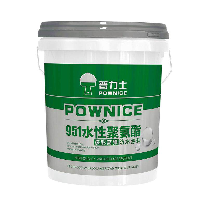 厨房房顶外墙楼顶卫生间专用彩色951水性聚氨酯防水涂料源头厂家