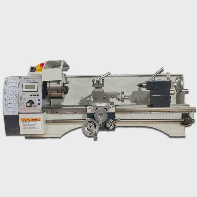 新款600型微型车床无级调速210迷你小车床家用多功能金属桌面车床