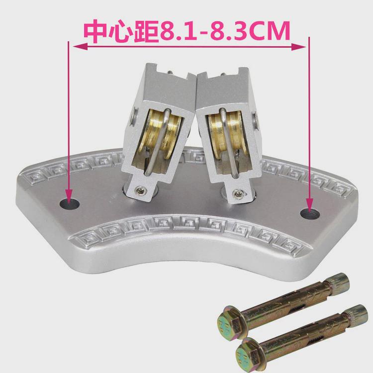 i9at恋晴手摇晾衣架双杆式双杆凉升降阳台晾晒衣架配件器转角滑轮