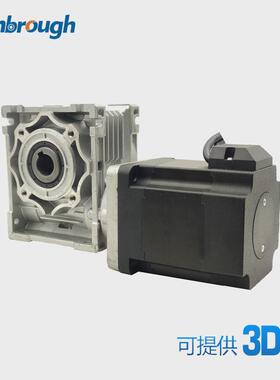 86蜗轮减速减速比dc48v565w3000rpm无刷电机5-100