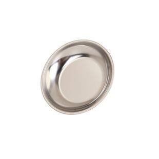 迷你碟不锈钢小碟子5cm6cm超小铁盘子酱料碟调味碟蘸料碟味碟圆盘