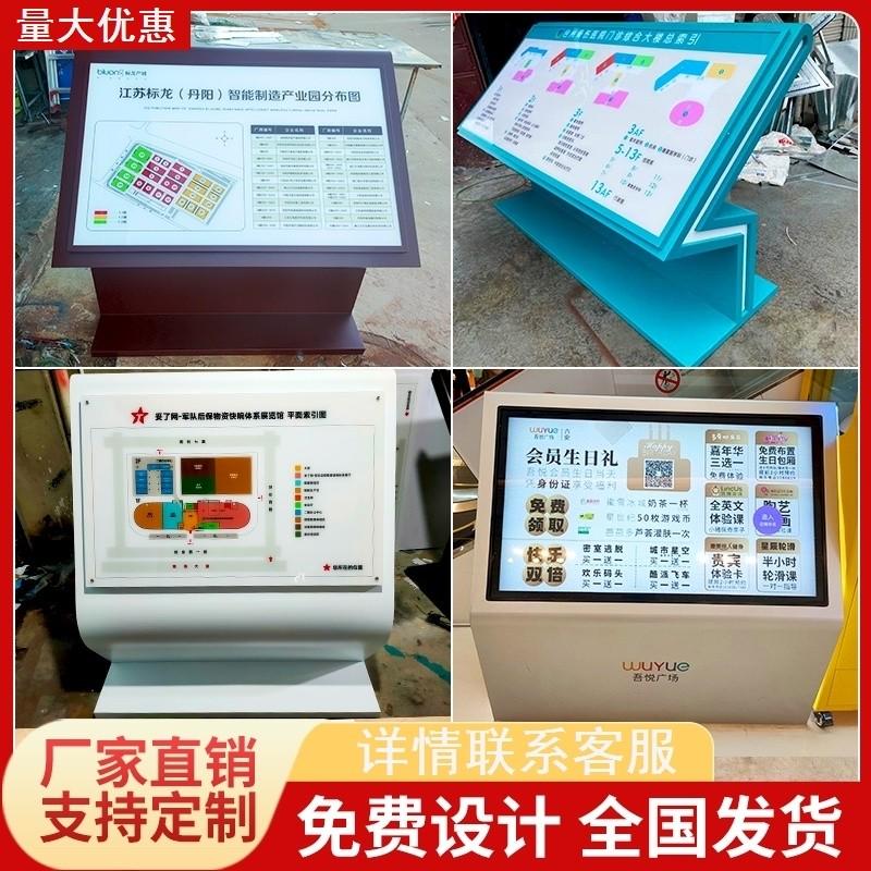 gy斜面导视牌指示牌导向台立式导览楼层索引牌广告牌导览台平面总