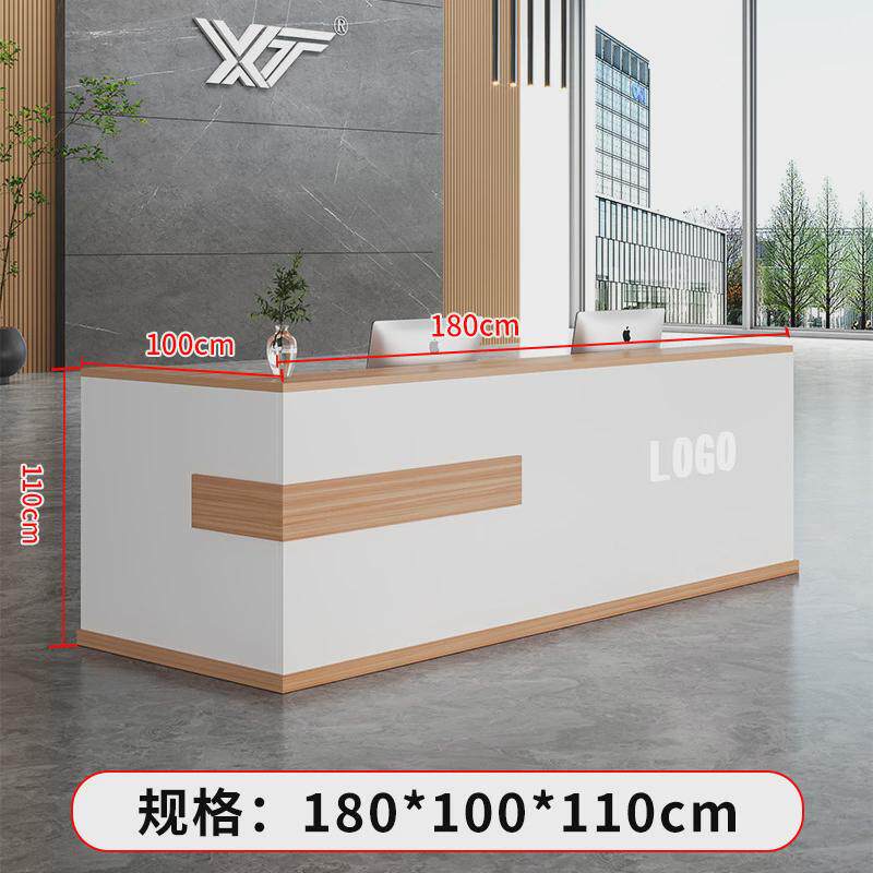 办公批发简约时尚转角便利店服装店小型收银台美容院吧台前台桌