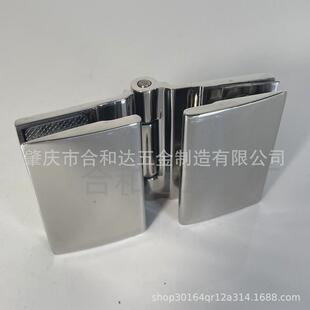 合页供应不锈钢厂家弧形外开180度镜面加厚玻璃门浴室固定夹配件