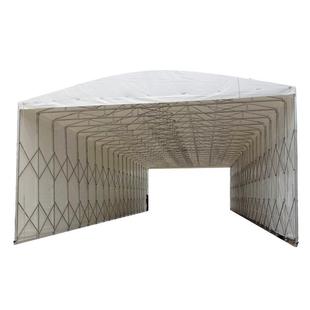 安装大型蓬推拉棚户外活动伸缩雨蓬永康市工厂折叠仓库雨移动