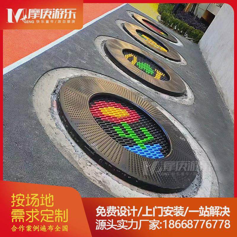 埋地蹦蹦床大型户外地面小区蹦床儿童公园室外幼儿园跳跳床厂家