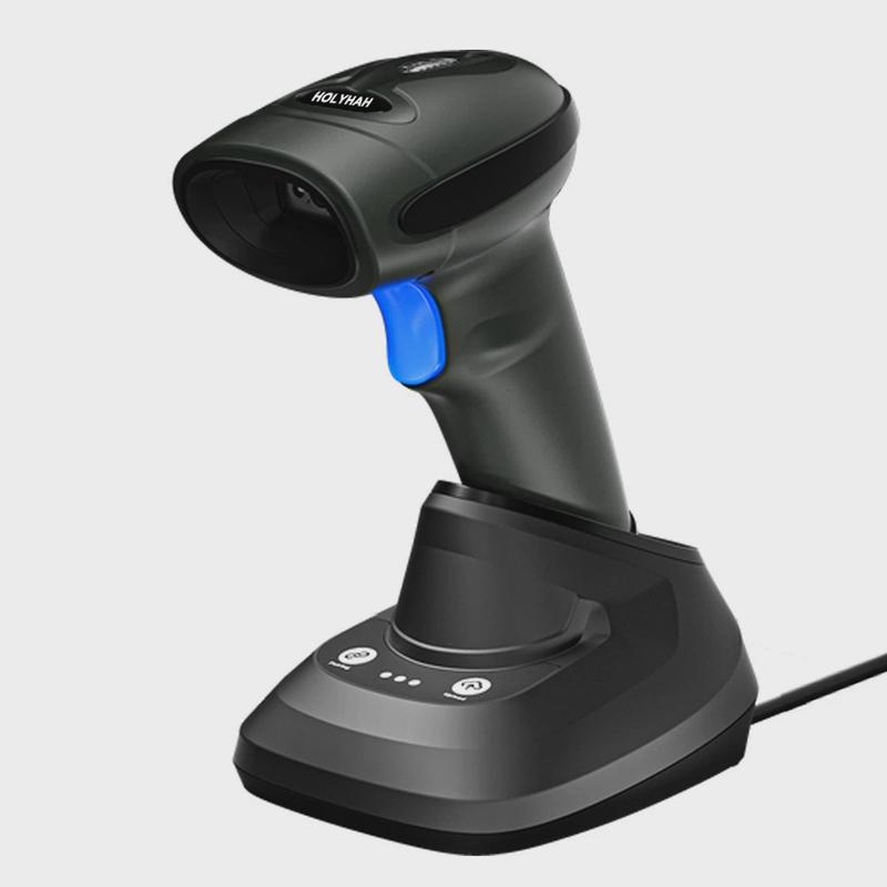 高分辨率快速扫描阅读器qr条码扫描仪无线条码扫描仪带充电底座