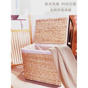 水胡芦草藤编编织收纳筐工艺品柳编收纳篮家用手工编织筐子收纳