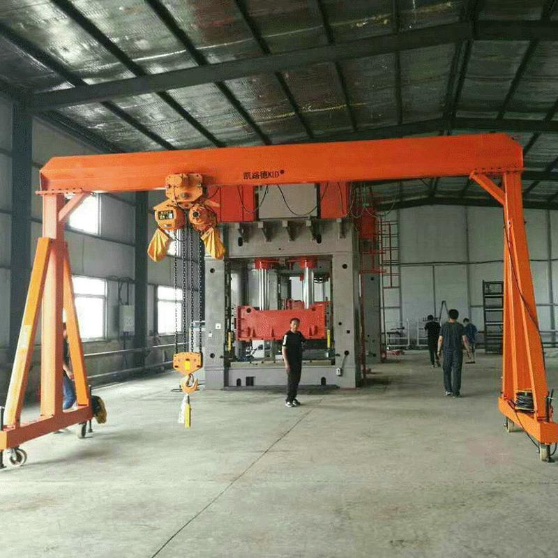 起重机手动单梁龙门吊花架定制轨道龙门吊手摇龙门吊式