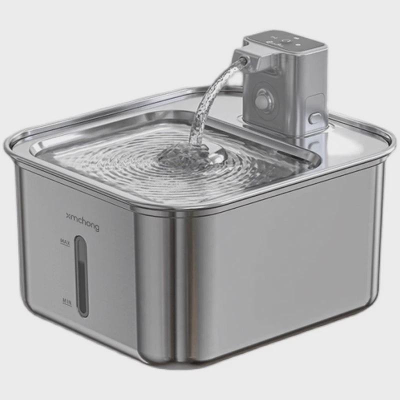 304不锈钢宠物饮水机无线不感应自动活水智能插电猫咪狗狗饮水器