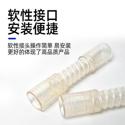 中央空调排水口连接头透明软管风管机出水嘴软接吸顶机25mm对接管