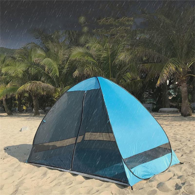 户外露营全自动速开帐篷野炊帐篷防蚊沙滩探险帐篷野外露营帐篷