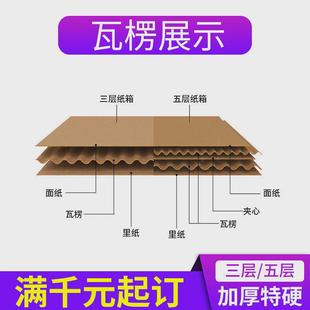 12号邮政快递纸箱打包箱三层瓦楞箱搬家箱收纳 热销纸箱整袋热销3