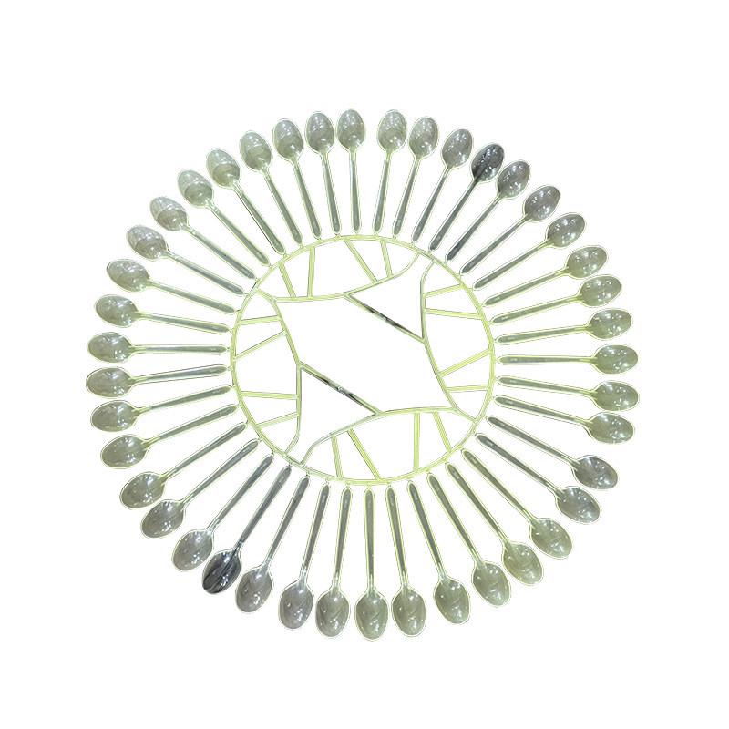 一次性刀叉勺子加工塑料小勺塑料模具塑胶模具厂台州注塑模具工厂