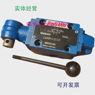 FRexroth手动换向阀R9830307274WMM6 现货供应R9004056114WMM6E5X