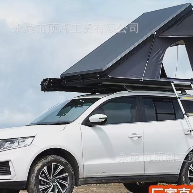 源头工厂三角车顶帐篷铝壳车顶帐篷铝合金三角形车顶帐篷车顶帐篷