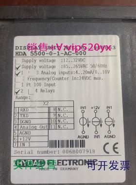 现货供应贺德克HYDACHDA5500-0-1-AC-000议价