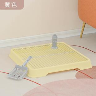 大号狗厕所平板式不锈钢网防踩屎狗便盆中小型犬大型犬宠物狗尿盆