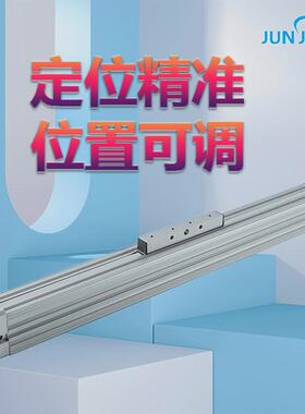 源头厂家可调机械式无杆气缸带导轨dgc-k25-500-600行程高速