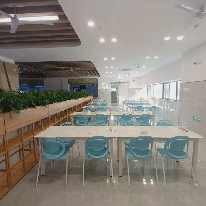 培训椅可叠落塑料教室靠背椅无扶手软垫会客洽谈会议办公室椅子