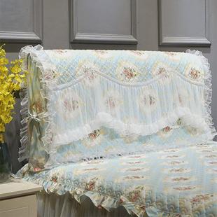 a524韩版 布艺公主床蕾丝头罩床头套防尘保护皮床田园1.8m