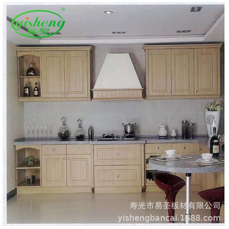 pvc吸塑柜门板 高密度整体吸塑橱柜门 全屋家具吸塑模压门板