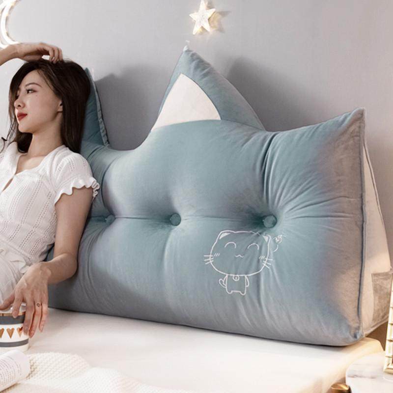 男孩三角床头靠垫新款榻榻米软包床上靠背大靠枕沙发窗拆洗,居家布艺,床头靠垫,淘宝优惠券,粉丝福利购,淘宝优惠卷