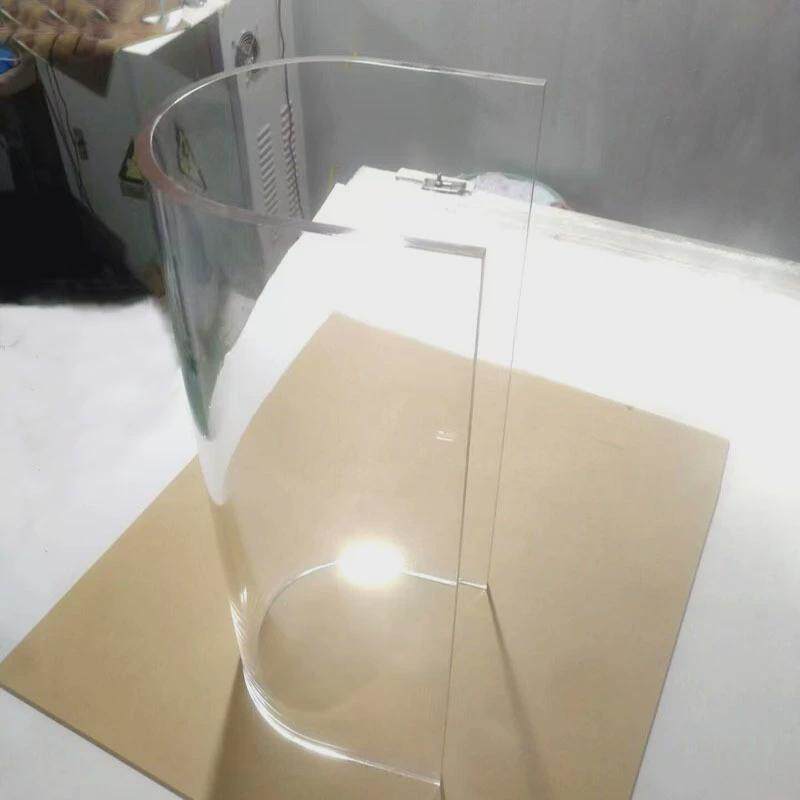 透明亚克力板折弯加工大型热弯有机玻璃定做弧形亚克力工艺制品