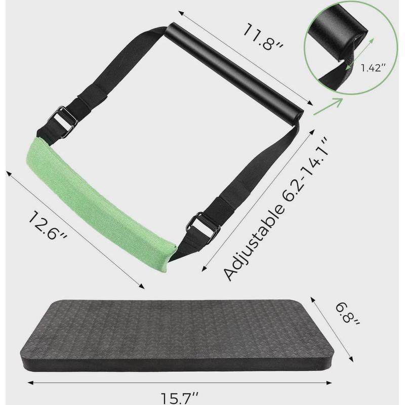 仰卧起坐辅助带仰卧起坐器卷绳腘腹带肌腱卷曲带训练器可调节现货