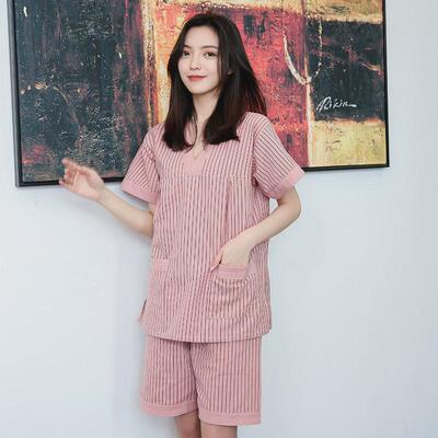 纯棉疗浴服大码汗蒸服足加厚按摩桑拿服女款男士汉蒸服全棉情新款