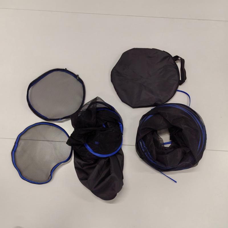 流浪封闭式猫隧道便携可折叠狗窝通道猫窝家用宠物帐篷套装现货