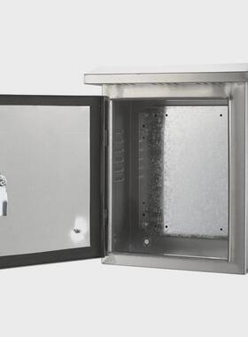 户室外不锈钢配电箱201304雨防水监控设备抱箍箱500*400*200现货