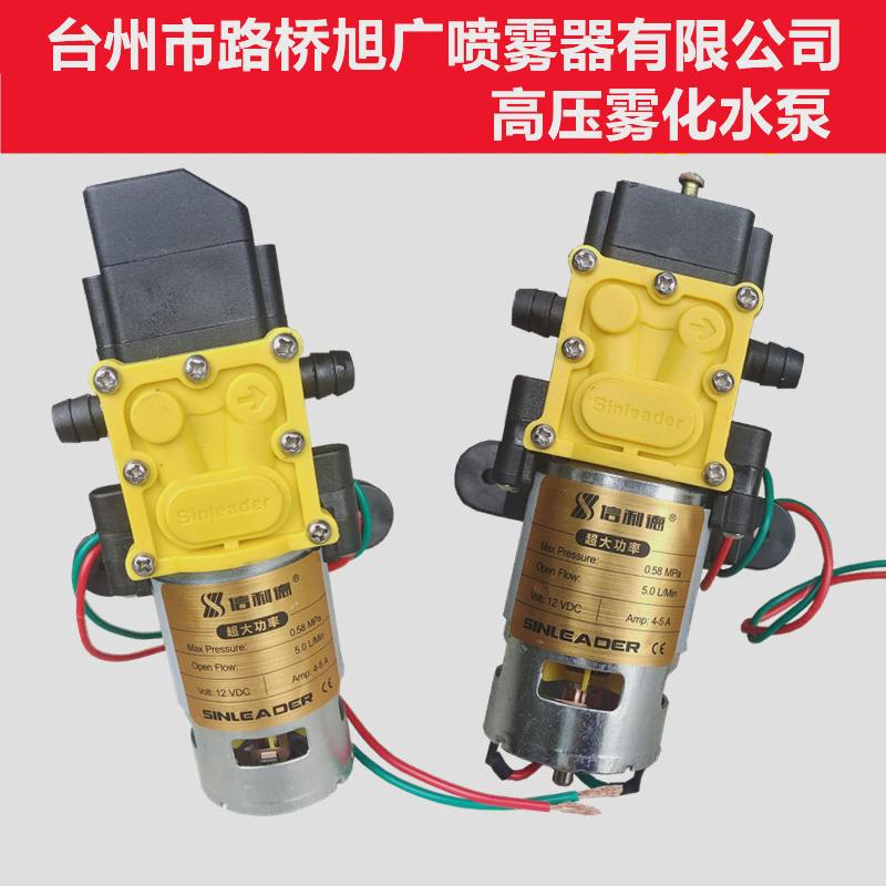 农用电动喷雾器高压水泵大功率12v高压回流型电动喷雾器电机水泵