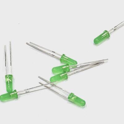 f3圆头绿发普绿长胶体8.5mm高胶体led插件发光二极管f3指示灯珠