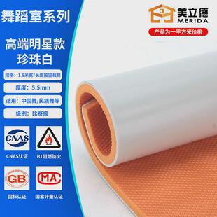 美立德舞蹈地胶舞蹈室练功房排练厅pvc地胶地胶房舞蹈塑胶地板