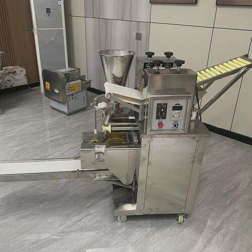 商用小型包馅机仿手工生产春卷锅贴馄饨皮水饺一体机器速冻饺子机