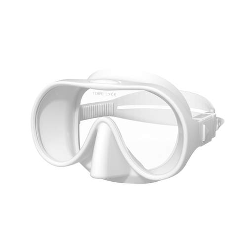 儿童潜水镜一体式防滑镜带自由潜水面镜高硬度彩色儿童潜水面罩