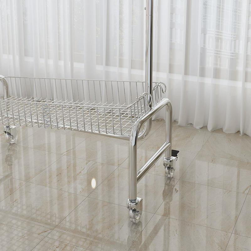 热销挂衣架落地卧室简易晾衣架家用多功能单杆室内展示架移动衣帽