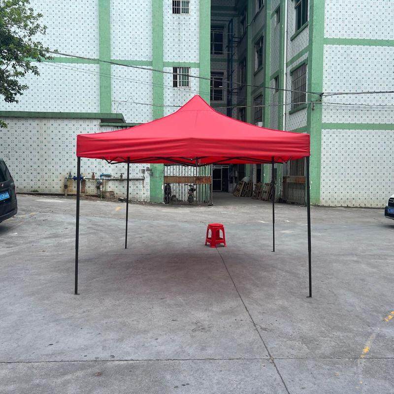 3*3米30方黑金刚帐篷生产广告印字遮阳防晒摆摊户外防雨展销促销