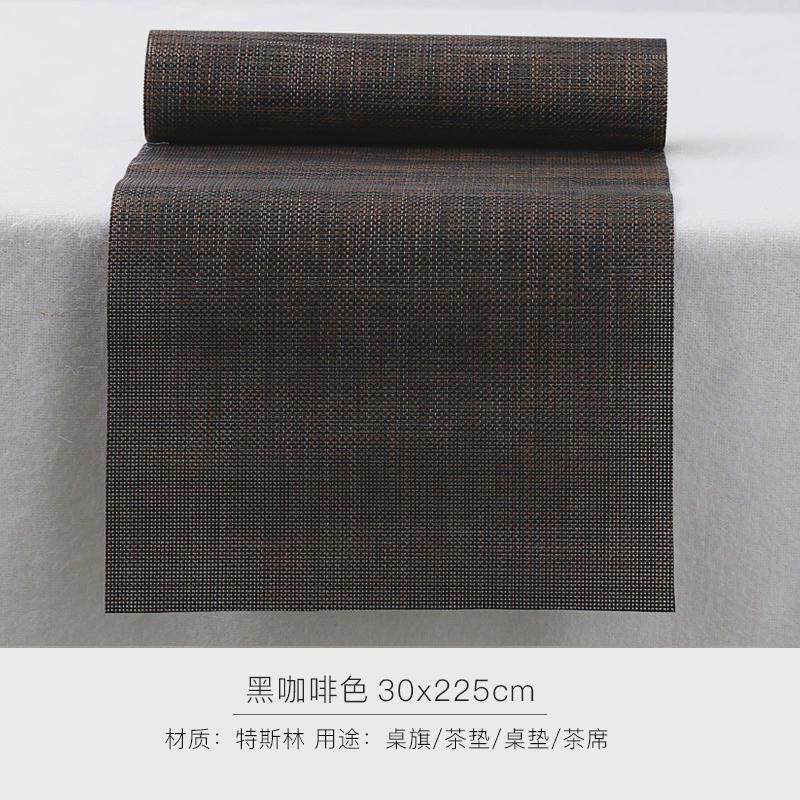 日式桌垫PVC桌旗隔热垫茶几长条餐桌布中式禅意茶席餐垫茶几新品