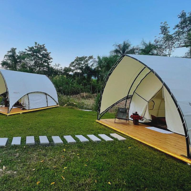 户外奢帆船帐篷度假村野营地露营帐篷网红大型民宿轻奢酒店帐篷