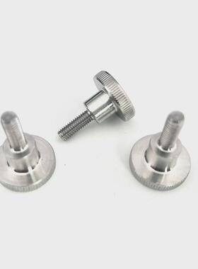 m3m4m5m6m8 304不锈钢滚花台阶手拧螺丝螺钉头大平调节螺栓din464